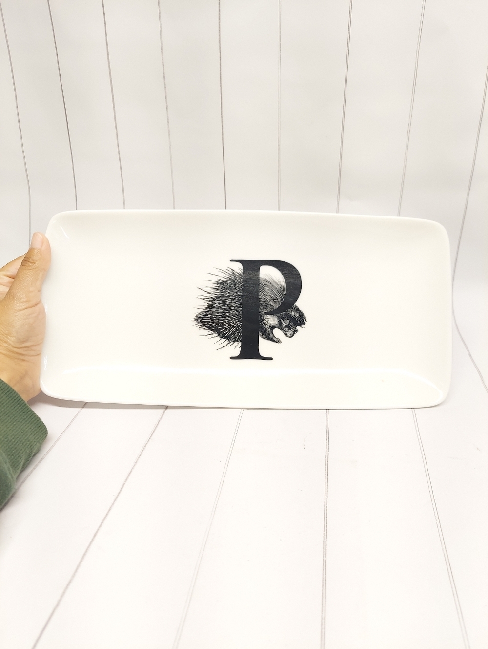 WILLIAMS SONOMA Rory Dobner "P" Pompadour Porcupine Tidbit Tray
